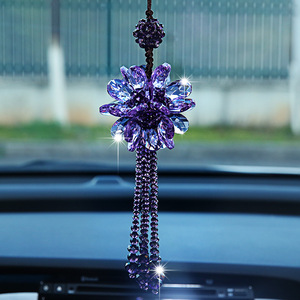 Ornement suspendu en cristal, pendentif de voiture en verre, cadeau de festival - Product Image 5