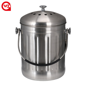 New Inventions Outdoor Kitchen Pull Out Kitchen Waste Garbage Cans Compost Trash Bins