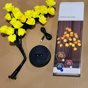 2024 New Atmosphere Colored <b>Light</b> Detachable Valentine's Day Night <b>Light</b> Decoration Rose LED <b>Tree</b> Christmas <b>Light</b> - Product Image 6