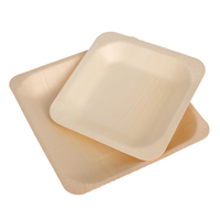 Vente en gros de plaque en bois biodégradable jetable Areca Palm plat gravé pour l'approvisionnement d'exportation de fête et de mariage disponible