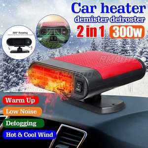 12V/24V 300W <b>Portable</b> Car <b>Heater</b> <b>Electric</b> Cooling Heating Fan Dryer Windshield Defogging Demister Defroster Air Purifying - Product Image 1