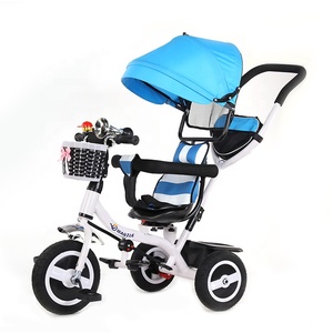 <span class=keywords><strong>Triciclo</strong></span> Plegable 4 en 1 de Alta Calidad para Niños, Asiento Giratorio de <span class=keywords><strong>360</strong></span> <span class=keywords><strong>Grados</strong></span>, Inventario al por Mayor, <span class=keywords><strong>Triciclo</strong></span> para Bebés - Product Image 4