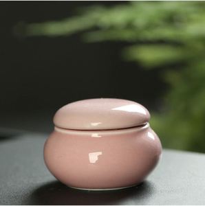 Modern Color Cracked <b>Ceramic</b> Sealed Tank Travel Portable Caddy Tea Set Necklace <b>Ring</b> Jewelry Storage Box Home Decor - Product Image 4