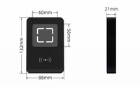 Coolcode MU86 sistem kontrol akses RS485 Wiegand Ethernet kode QR pembaca NFC Barcode Scanner 2D 13.56MHz ABS pengontrol akses