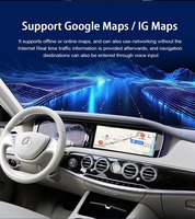 Écran tactile GPS multimédia 12,3 pouces, CarPlay, tableau de bord monté, DSP, caméra de recul, lecteur MP3 pour Mercedes Benz Classe S W222