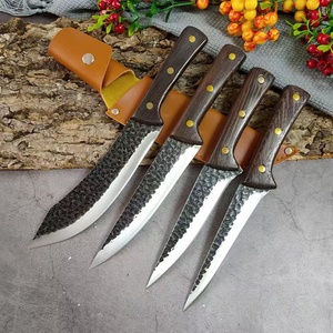 Nouveau moderne de haute qualité en acier inoxydable forgé à la main ensemble de <span class=keywords><strong>couteaux</strong></span> de chef maître avec manche en bois de rose <span class=keywords><strong>couteaux</strong></span> de cuisine de cuisine - Product Image 1