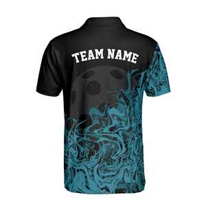 Camiseta Polo deportiva de manga corta transpirable de secado rápido para hombre con estampado personalizado ropa Pickleball de verano con cuello de Polo - Product Image 2