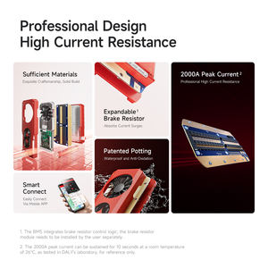 Daly Smart ad alta corrente 600A 800A 8S-24S <span class=keywords><strong>BMS</strong></span> 8S 24V 16S 48V LifePO4 sistema di gestione della batteria al litio carrelli elevatori <span class=keywords><strong>BMS</strong></span> - Product Image 2