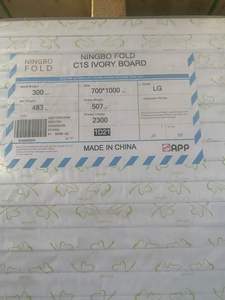 Papel Cartón Marfil FBB, Papel de Álamo EUCA Ningbo, Plegable para Impresión y Embalaje - Product Image 2