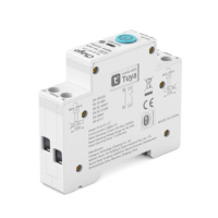 Disjoncteur Intelligent TONGOU API TUYA Zigbee 1P 63A Rail DIN 35mm Mini Appareils de Contrôle à Distance Sans Fil pour Maison Intelligente