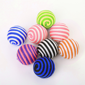 Luxury Multi-Color Interactive Pet Chew Toy Bite-Resistant Nylon <b>Ball</b> Wool Feather Plastic Rope Paper Materials Cats Animal - Product Image 5