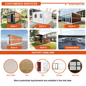 आवास और कार्यालय उपयोग के लिए उच्च गुणवत्ता वाले फोल्डेबल और मोबाइल प्रीफैब्रिकेटेड जेड तह कंटेनर हाउस - Product Image 4