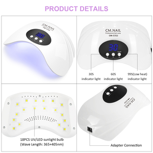 Cmnail โคมไฟตั้งโต๊ะปรับได้โคมไฟเล็บ LED แบบสะท้อนแสงเครื่องเป่าเล็บสำหรับทาเล็บเป็นประจำ - Product Image 5