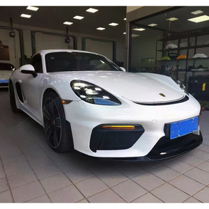 Pour 2012-18 <span class=keywords><strong>Porsche</strong></span> <span class=keywords><strong>718</strong></span> Kit carrosserie amélioré à 19 +, 981 Grilles de pare-chocs avant et arrière extérieures remaniées de l'ancien au nouveau - Product Image 2