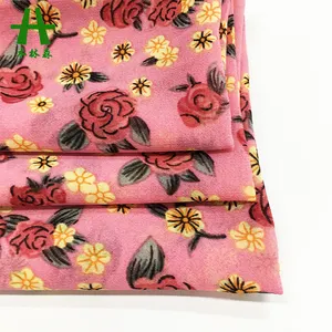 Mulin sen Textile Printed Rose Design 100% Polyester 75D Gewebter Modest off Chiffon
