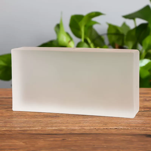 Blocs de verre solides, briques de verre colorées pour la décoration murale, 50*100*200mm, briques de verre solides fusionnées - Product Image 3