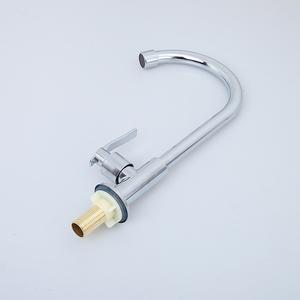 Grifo de Cocina Moderno de un Solo Orificio, Cromado, de Aleación de Zinc, Grifo de Agua Fría, Montado en Cubierta, de Latón, con Cerámica, Gran Venta en Sudamérica - Product Image 5