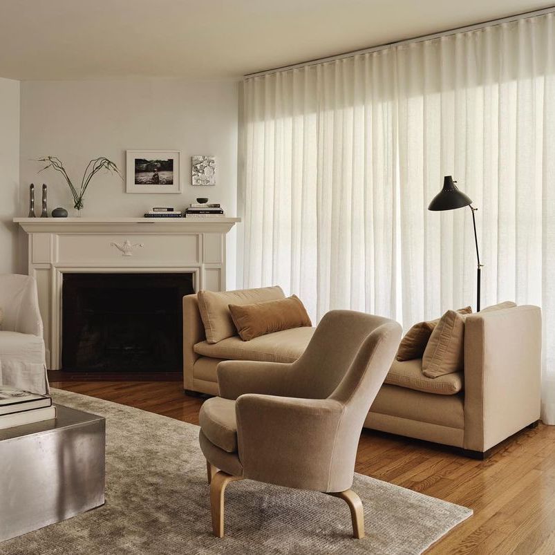 Luxury Curtains Living Room Latest Design Home Curtains windows Folding Linen Transparent Curtains · image 13