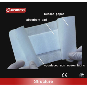 高吸収性自己接着性ガーゼ医療用創傷ドレッシング用滲出性創傷 - Product Image 4