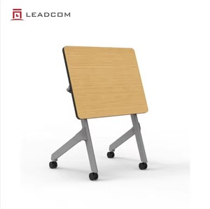 Escritorio Plegable de Acero LEADCOM LS-424AS con Marco de Mesa Abatible para Uso en Oficinas y Aulas Escolares - Product Image 1