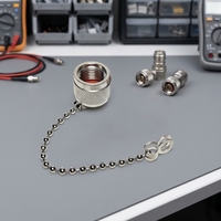 Cache-poussière en cuivre pour connecteur N mâle, compatible avec les connecteurs N femelle et UHF femelle SO239 coaxiaux RF