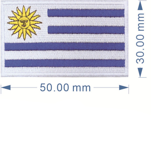 Parche Bordado Termoadhesivo con Diseño de Bandera, 5*3cm, para Etiquetas de Equipaje y Decoración de Bolsas - Product Image 5