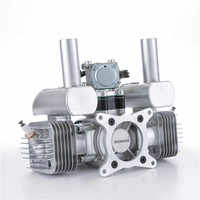 Kit moteur à essence 70CC bicylindre série Stinger RCGF pour avion RC, 2 temps, télécommandé, à aile fixe, alimenté à l'huile, 7.4