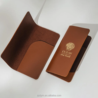 Porte-chèques de luxe en cuir PU pour restaurants, avec pochette à monnaie, pochette de serveuse, présentoir de factures, carnet de service