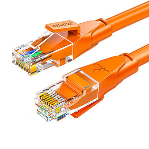 Câble de raccordement SAMZHE 5FT UTP PVC Cat6 pour intérieur, conducteur robuste 24AWG, câble réseau RJ45 Cat6 UTP plaqué or FU - Product Image 1