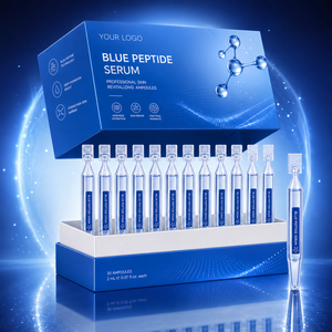 Blue <b>Serum</b> Korean Laboratory OEM Skincare Apply Essence Repair Brightening Facial <b>Serum</b> Factory Direct Customization - Product Image 6