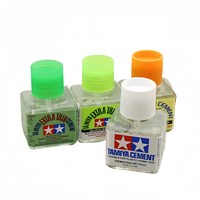 Pegamento Original Tamiya 87003/87038/87182/87134/87012, Pegamento de Cemento Extra Fino con Punta Fina para Modelos de Plástico