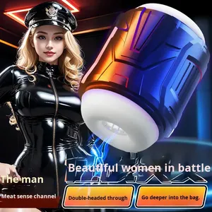 Manual Masturbation Cup for Men TPE Soft <b>Dildo</b> Adult Sex Toy Made Automatic Thrusting Telescopic Male Masturbator Sex Toys - Product Image 5