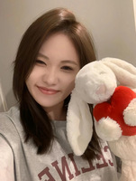 Peluche Super Douce Bonnie Rabbit Cœur Rouge avec Rembourrage en Coton PP, Cadeau Saint-Valentin, Anti-Stress