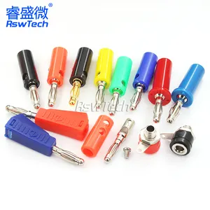 Chuối cắm màu Đen/đỏ 4mm Nữ ghế pin thiết bị đầu cuối cầu vồng D-Sub Hội Đồng Quản trị để Hội Đồng Quản trị kết nối