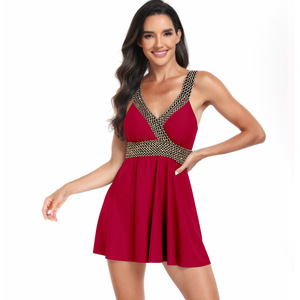 Oem Custom <strong>Tankini</strong> Women 2 Piece Swimsuits Midi <strong>Cute</strong> Lady Swim Skirt for Swimming - Product Image 5