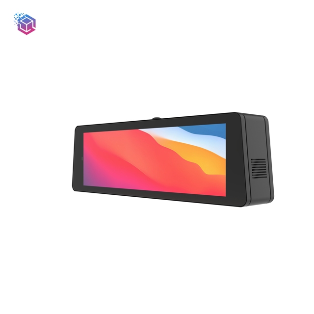 178° Wide Viewing Angle Vehicle Dual-Side High-Brightness Screen, 100000H Long Lifespan, Fan Cooling Outdoor Display