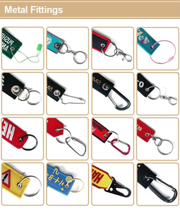 Design Jet Tag Embroidery <b>Key</b> <b>Chain</b> Fitness Theme Custom Letter Logo Embroidered Keychain For Promotional - Product Image 6