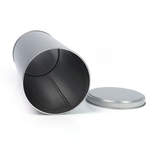 Thẳng hình trụ <span class=keywords><strong>tin</strong></span> có thể bán buôn tùy chỉnh niêm phong vòng kim loại lon để làm Matcha trà cà phê kim loại bao bì hộp thiếc - Product Image 3