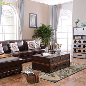 Vintage industriale retrò aviatore Vintage tronco sigaro tavolo da caffè Lounge Pub Club mobili interni design - Product Image 2