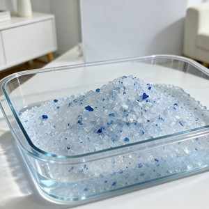 Arena para Gatos de Cristal de Rápida Absorción, Un Bolsa para Un Mes, Arena de Gel de Sílice, Soluciones de Limpieza para Mascotas con Fuerte Acción Antibacteriana - Product Image 2