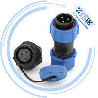 Connecteur étanche SP21 SP17 SP13 SP11 2-10 broches IP68 Prise/Connecteur pour équipements marins et d'automatisation