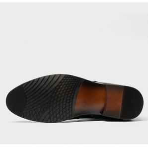 Bottines Chelsea pour homme au design classique, bottes de cow-boy en cuir véritable pour homme, tailles 37-45 - Product Image 6