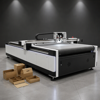 Heetverkopende automatische invoer PVC vinyl sticker vlakbedplotter CNC oscillerende mes snijmachine