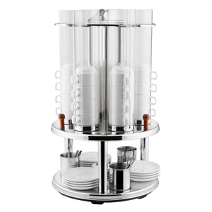 Per Sunnex migliore vendita commerciale in acciaio inox girevole portabicchieri One-Stop Buffet distributore di tazze per alberghi e ristoranti - Product Image 1