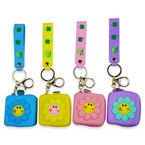 Bolsa de Almacenamiento Pequeña de Silicona Ecológica con Diseño de Macaron, Ideal para Llaves y Auriculares, Venta al Por Mayor - Product Image 1