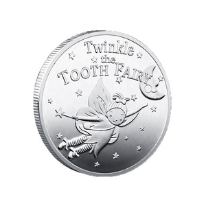 <span class=keywords><strong>Moneda</strong></span> de Metal Personalizada de Alta Calidad para la Hada de los Dientes, Regalo para Niños que Pierden Dientes, <span class=keywords><strong>Moneda</strong></span> Conmemorativa de Recuerdo - Product Image 3