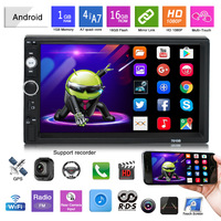 7010 Android 12 MP5 reproductor de vídeo con GPS/WIFI/Carplay Radio 7 pulgadas con controlador de pantalla táctil de perilla REPRODUCTOR DE DVD