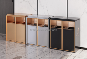 <span class=keywords><strong>Cubo</strong></span> de clasificación de <span class=keywords><strong>basura</strong></span> con estructura de pie para exteriores de fabricante al por mayor para vestíbulo de edificio de oficinas para triturador de <span class=keywords><strong>basura</strong></span> - Product Image 6