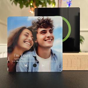 Nuevo Imán de Refrigerador Acrílico Personalizado al por Mayor <span class=keywords><strong>con</strong></span> Reproductor de Música, Imán de Refrigerador <span class=keywords><strong>con</strong></span> Álbum de Fotos Personalizado DIY - Product Image 5