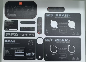 China Factory Made Machine Front Panel Membrane Keyboard <b>Cover</b> Adhesive Sticker <b>Window</b> Graphic Overlay Arylic Front Panel - Product Image 2
